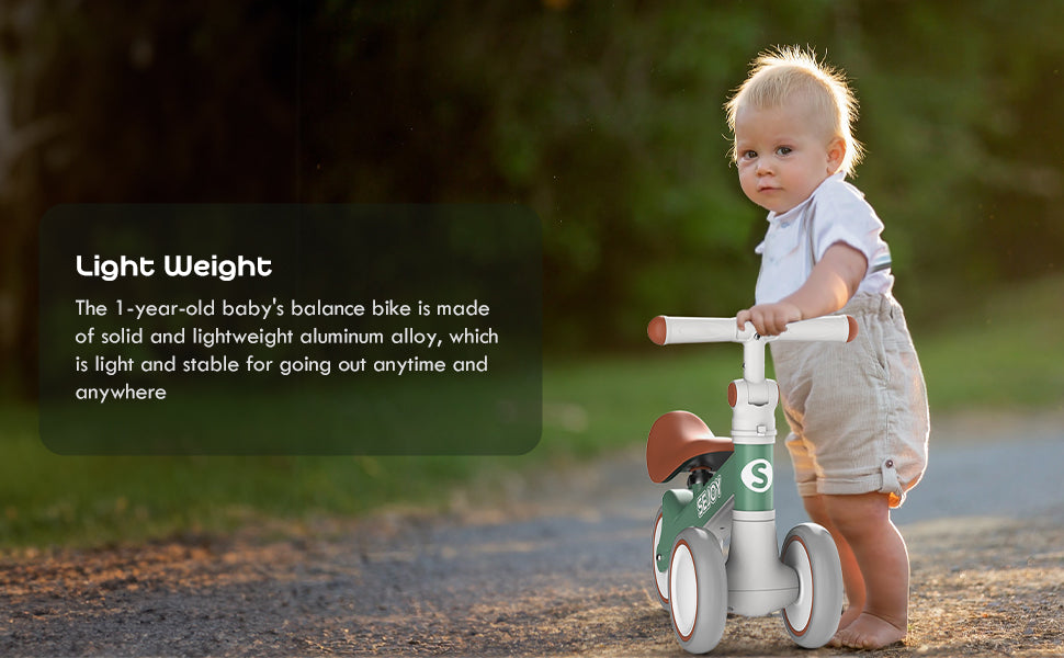 Balance Bike 4 Wheels Toddler Walker Bicycle
