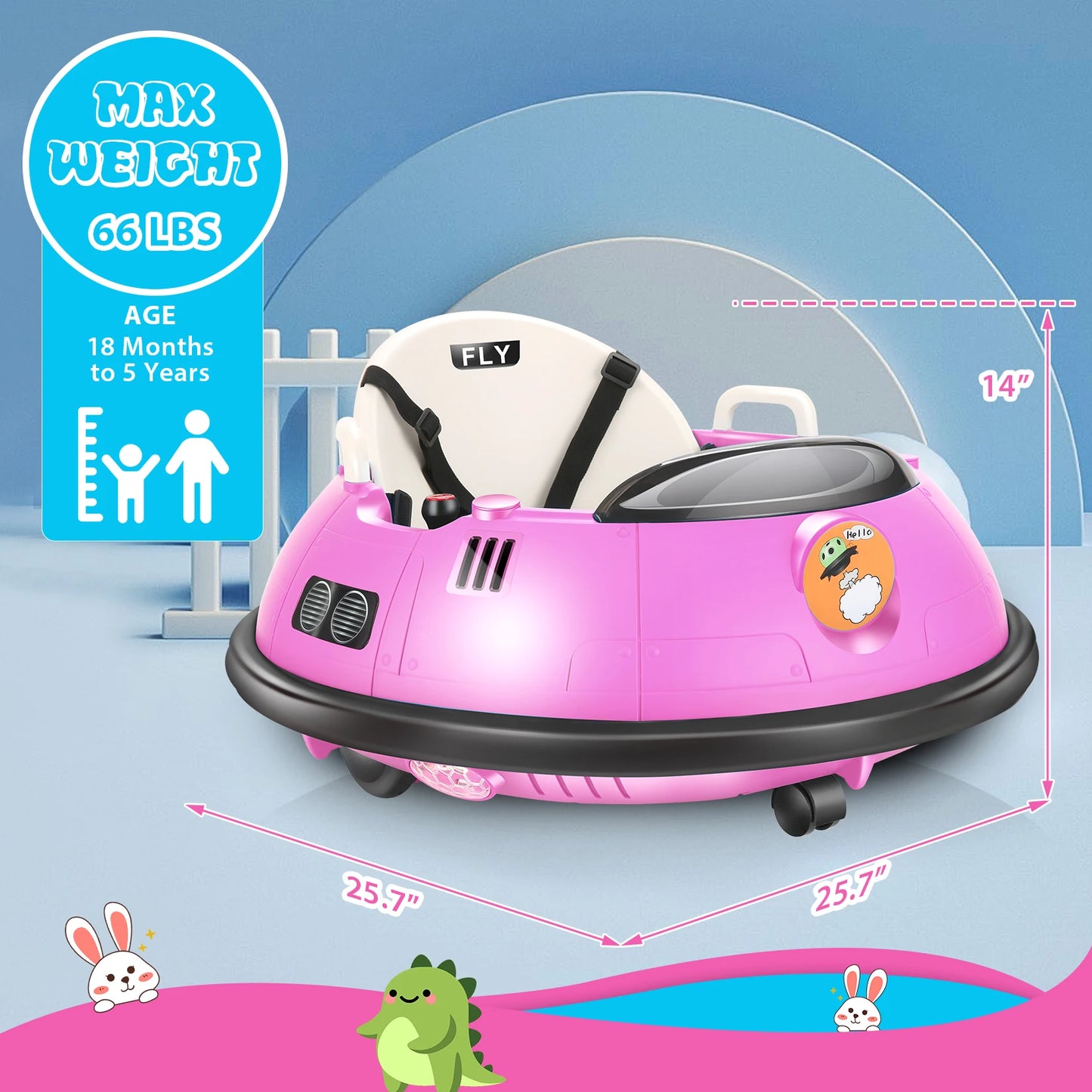 12V Bumper Car Ride on
