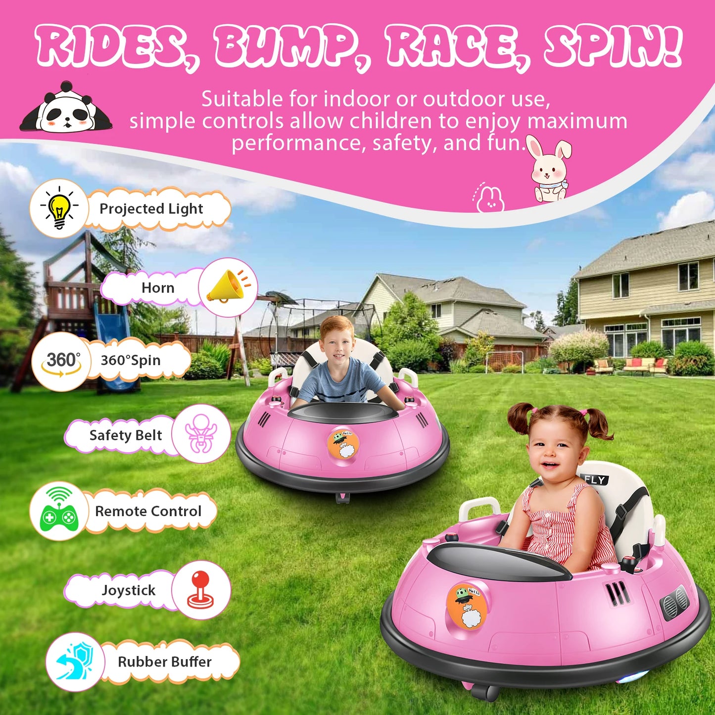 12V Bumper Car Ride on