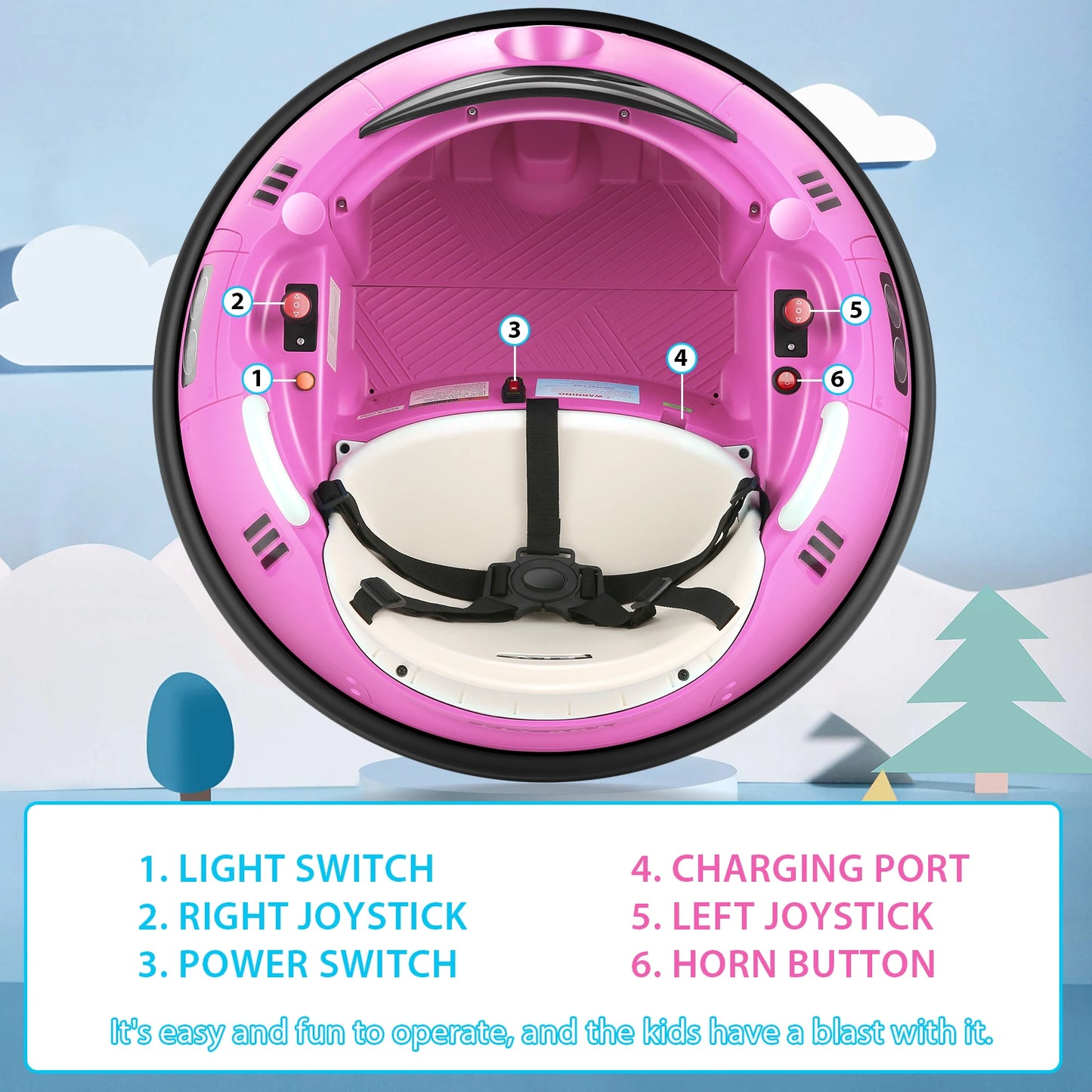 12V Bumper Car Ride on