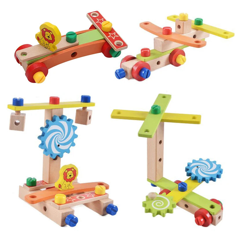 Wooden Assembling Chair Montessori Multifunctional