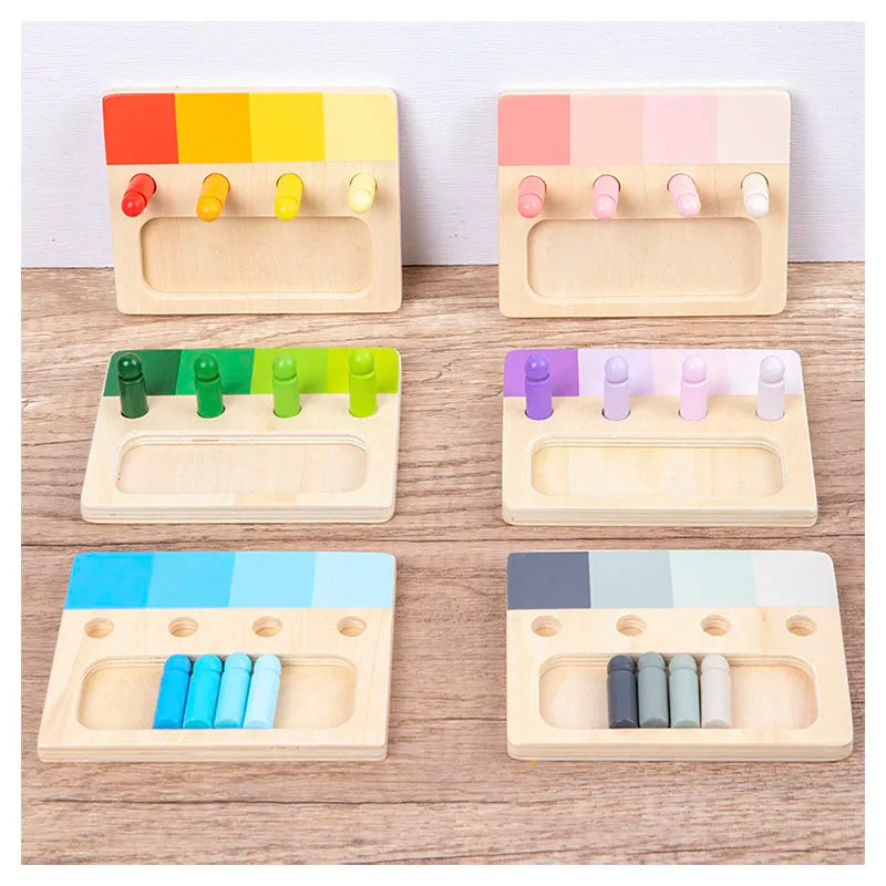 Wooden Montessori Toy Colors
