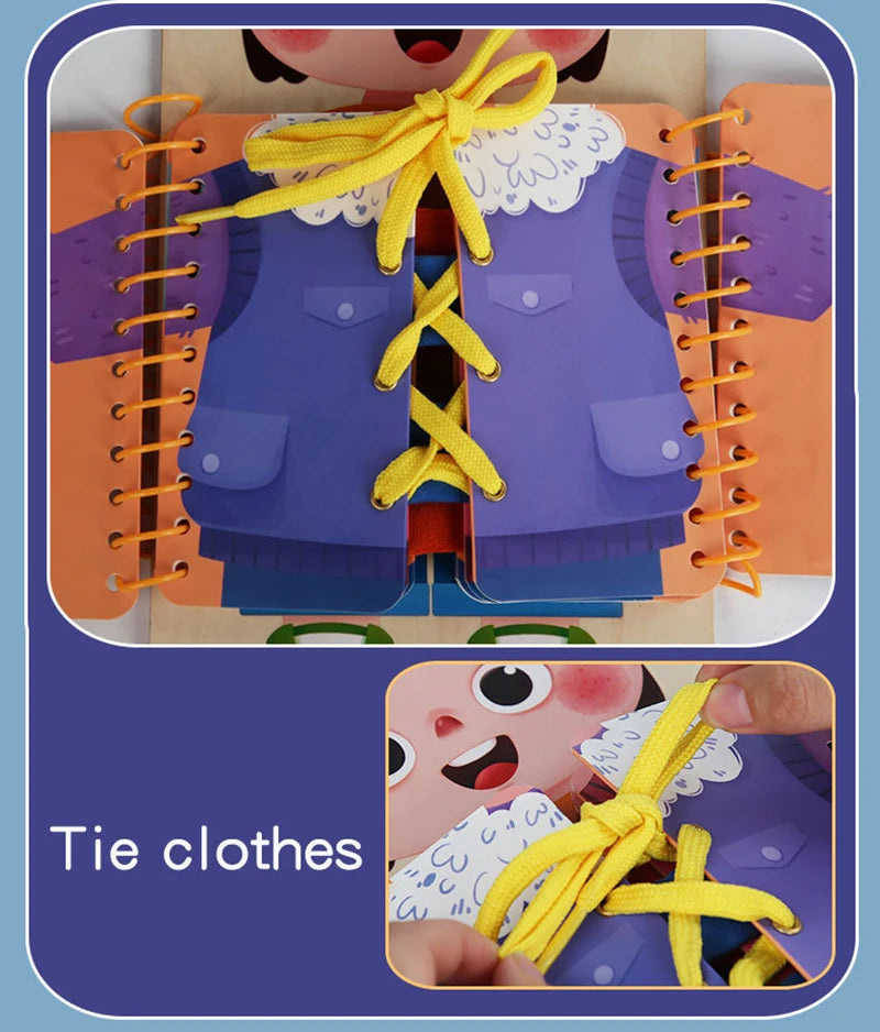 3D Felt Book For Fine Motor Skills