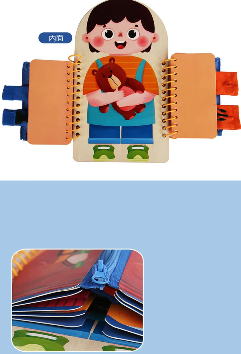 3D Felt Book For Fine Motor Skills