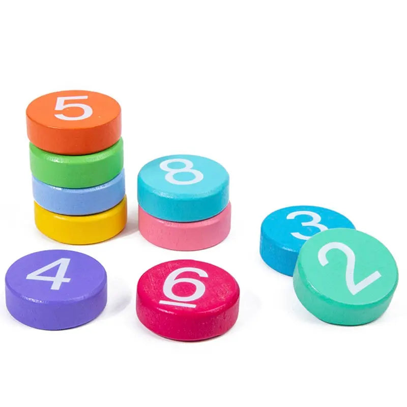 Montessori Math Toys Arithmetic Card Matching