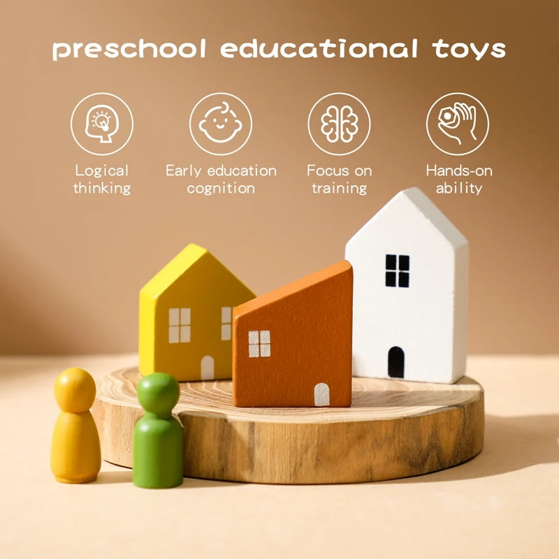 Wooden Grasp Matching Toy