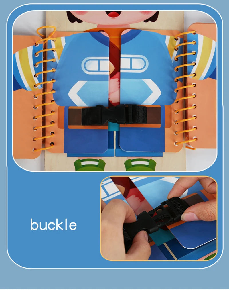 3D Felt Book For Fine Motor Skills