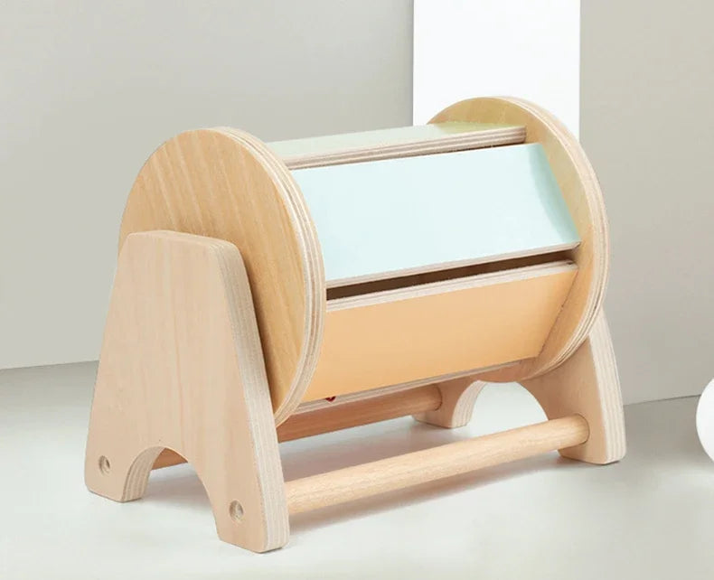 Montessori Target Box Rolling Drum