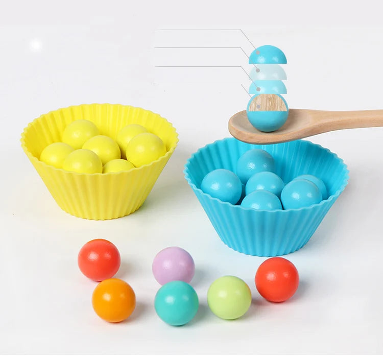 Wooden Beads Game Montessori Puzzle