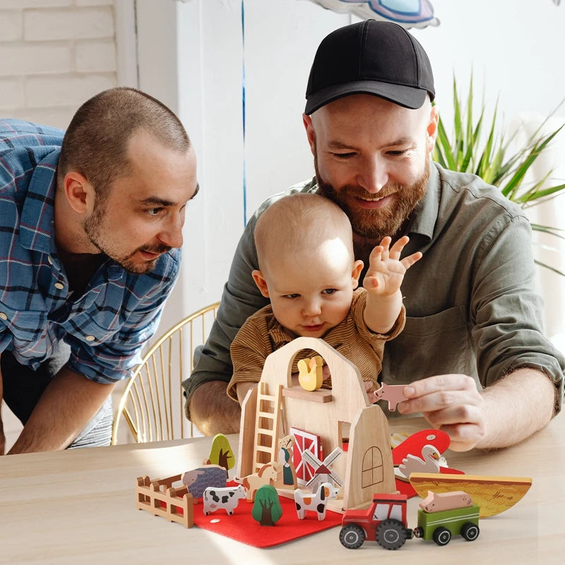 Removable House Toys Barn