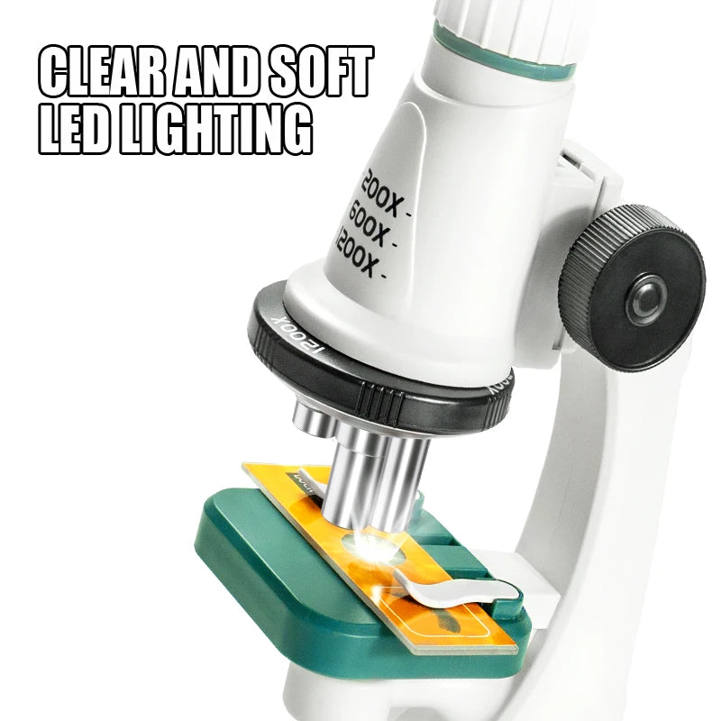 Science Biological 200x 600x 1200x Pocket Microscope