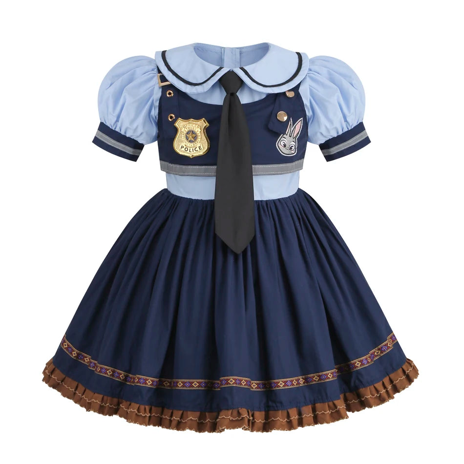 Movie Zootropolis Judy Cosplay Costume