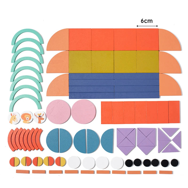 Montessori Wooden Puzzle Geometric Shape