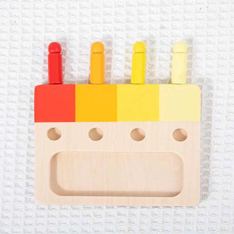 Wooden Montessori Toy Colors