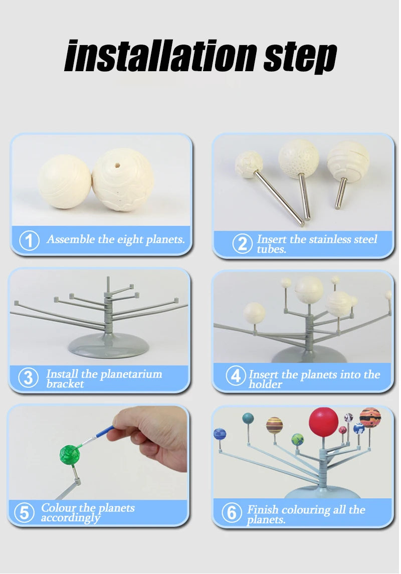 Solar System Model DIY Toys