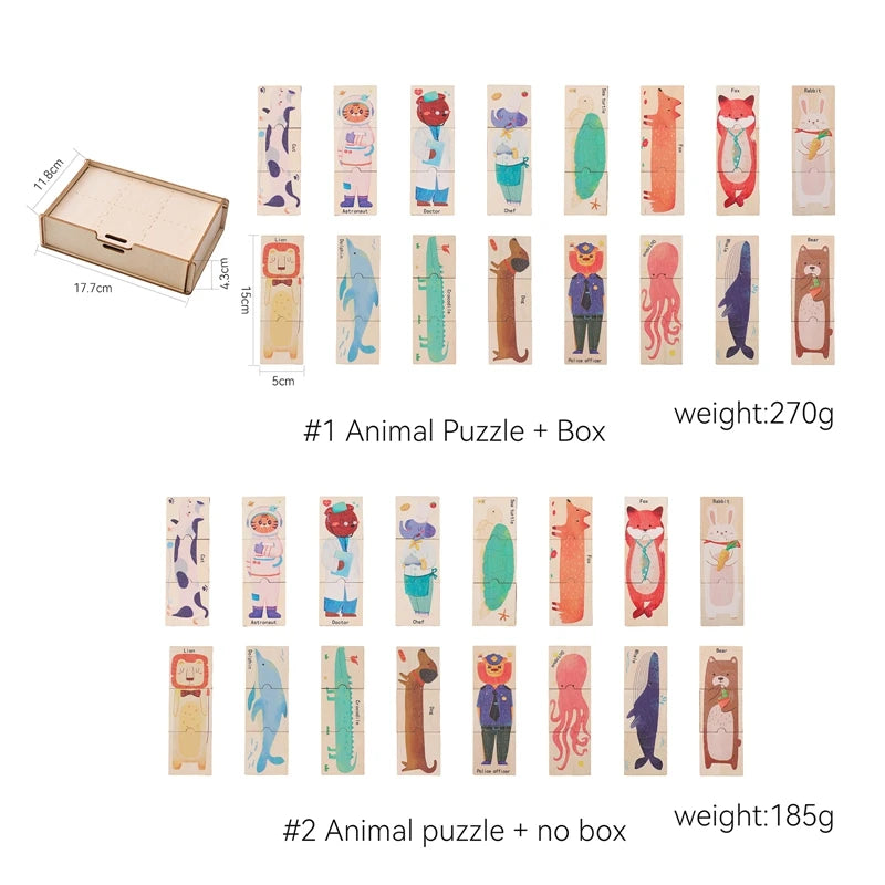 Montessori Wooden Puzzles