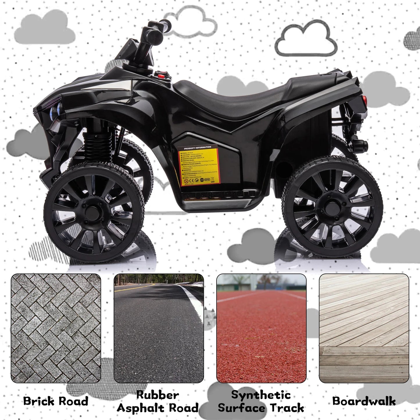 Kids 6V ATV, Ride on Quad Car