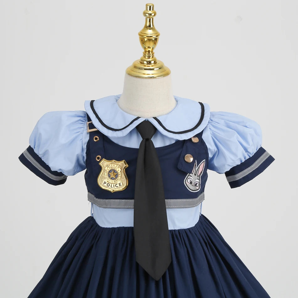 Movie Zootropolis Judy Cosplay Costume