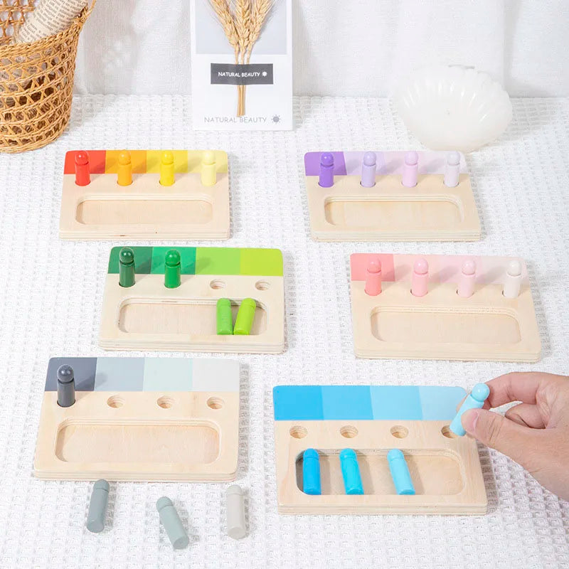 Wooden Montessori Toy Colors