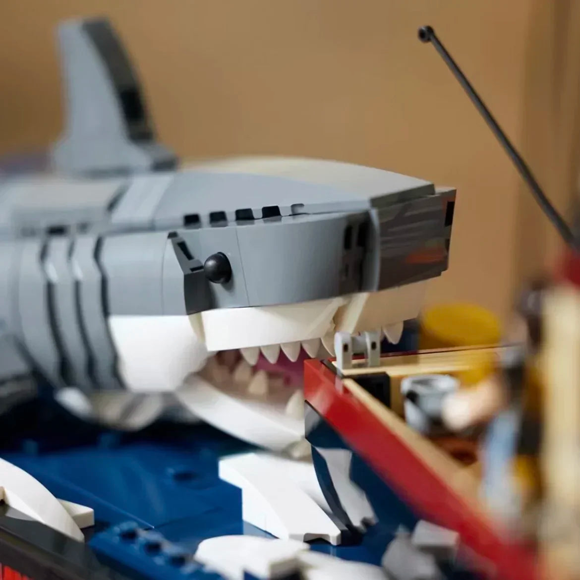 White Shark Model Building Blocks Set Pirate Ship