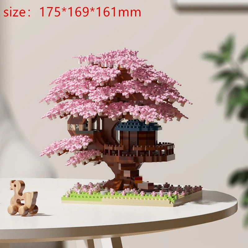 DIY Purple Romantic Cherry Blossom Flower Pink Tree