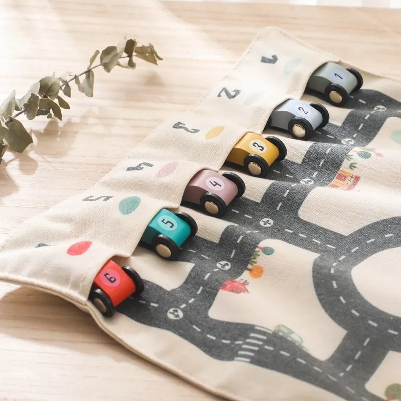 Toys Car Traffic Road Map