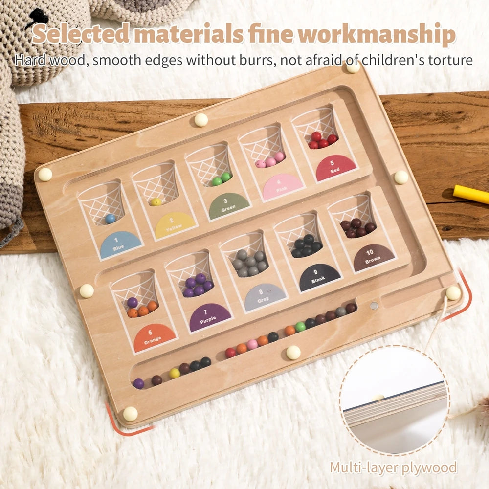 Magnetic board Basketball Sorting