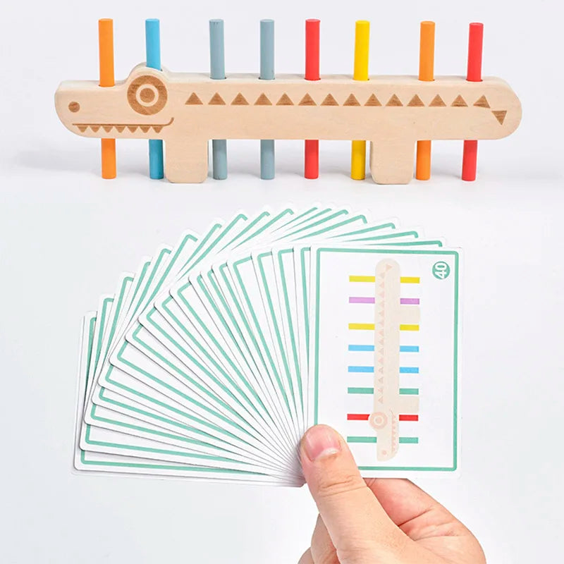 Montessori Wooden Toy Color Matching Games
