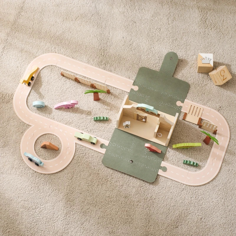 Montessori Dinosaur Scene Building Toy