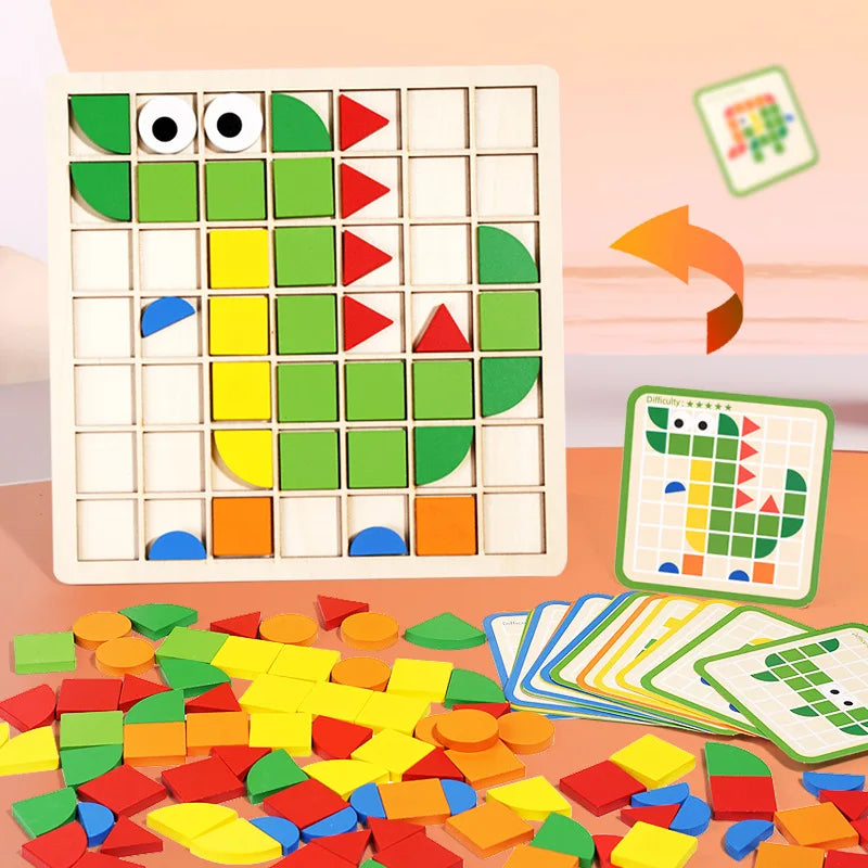 Montessori Cognition Puzzle Board