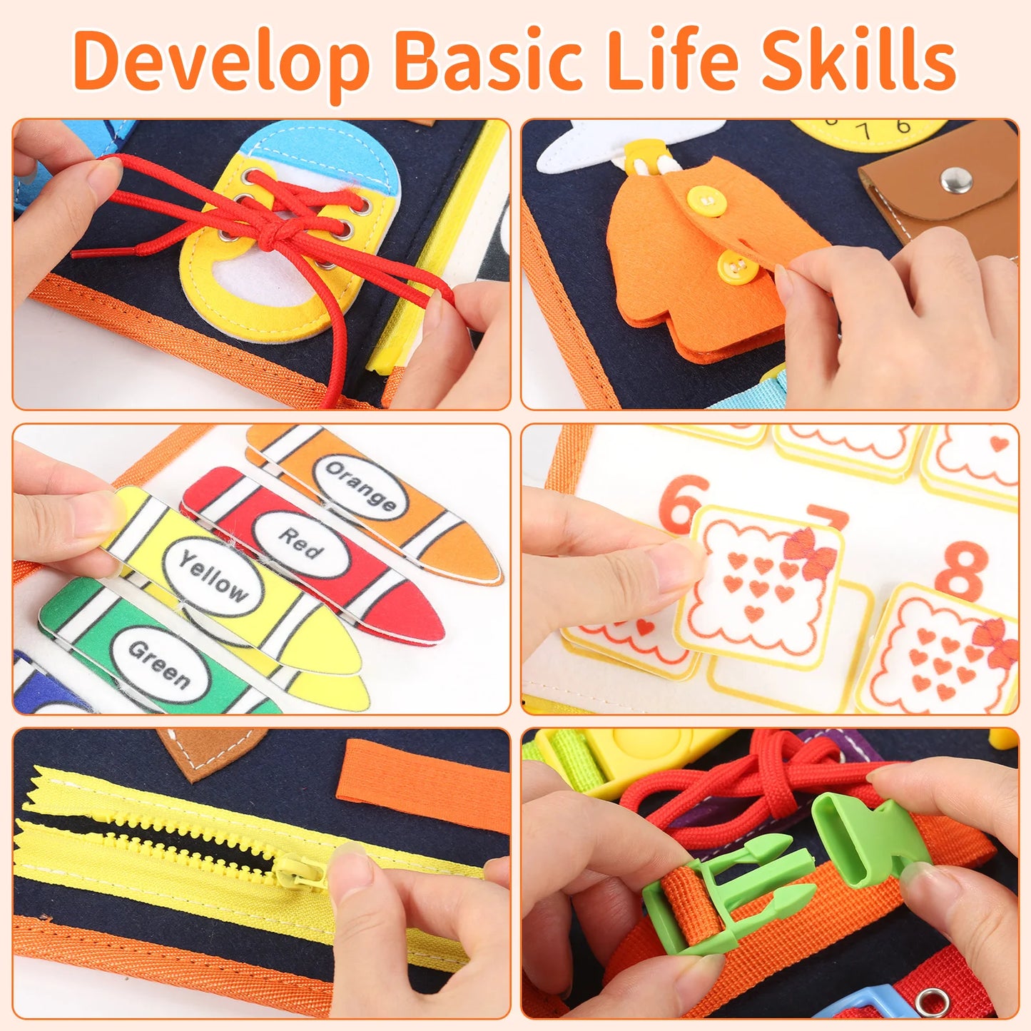 Montessori Parish Toys Board Early Educational Toy