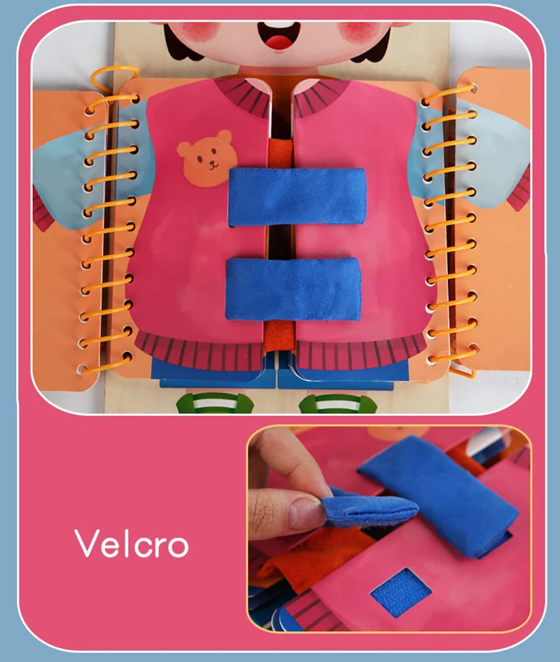 3D Felt Book For Fine Motor Skills