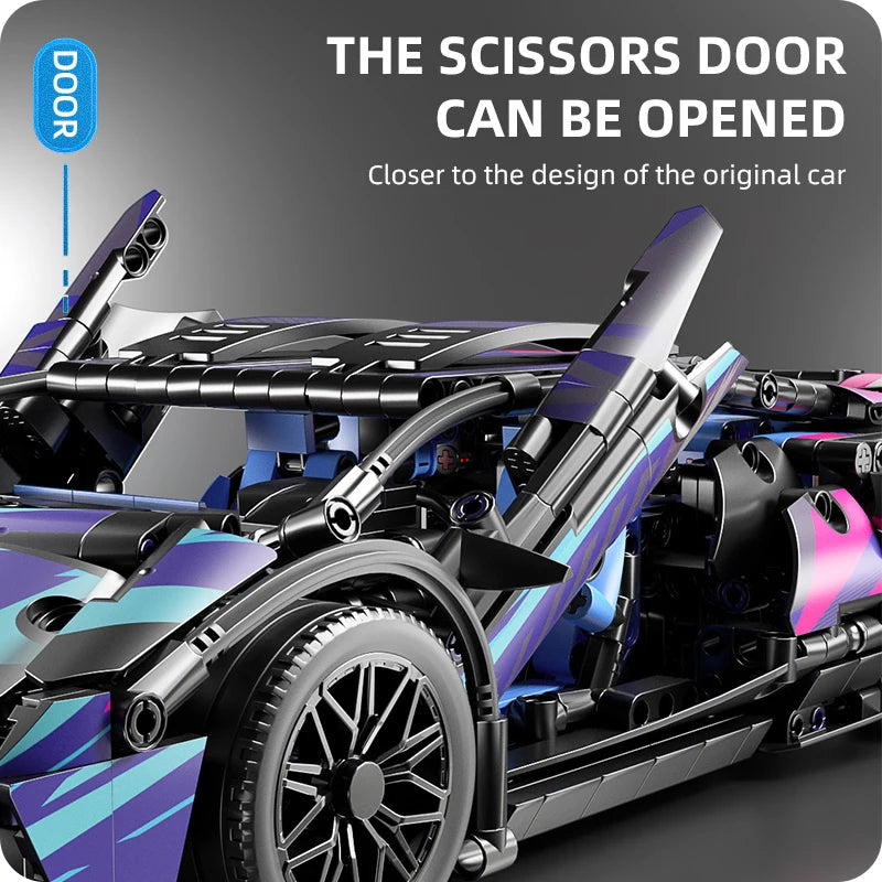 Technical Building Blocks Car Racing Sport