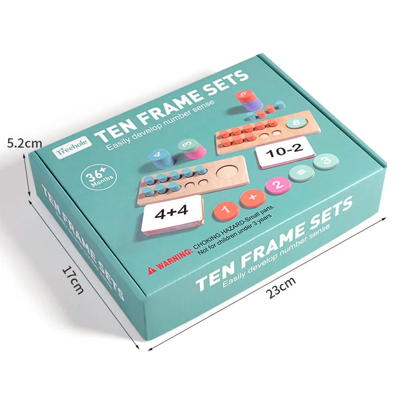 Wooden Number Board Cognitive Matching