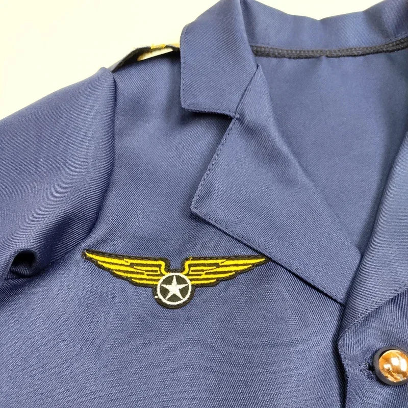 Costume Kids Aircraft Captain's Uniform