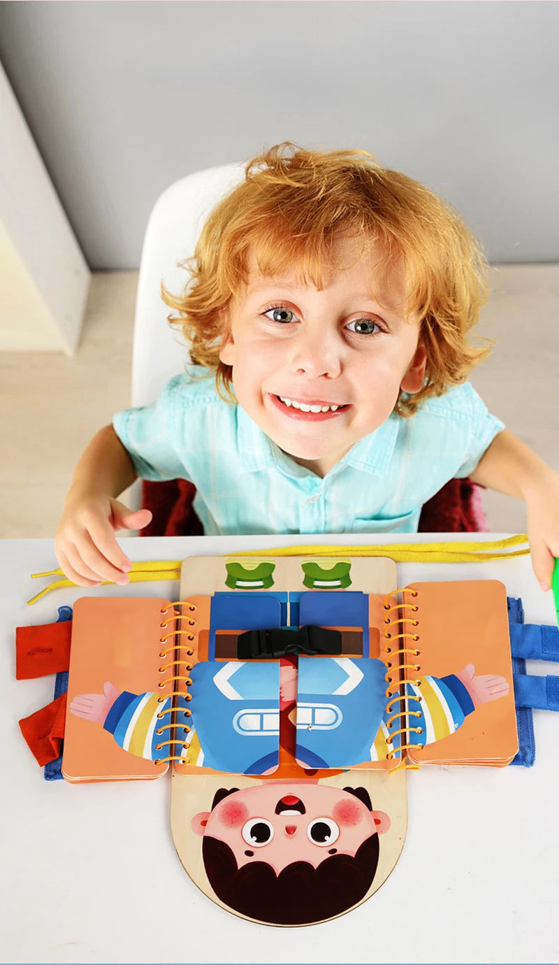 3D Felt Book For Fine Motor Skills