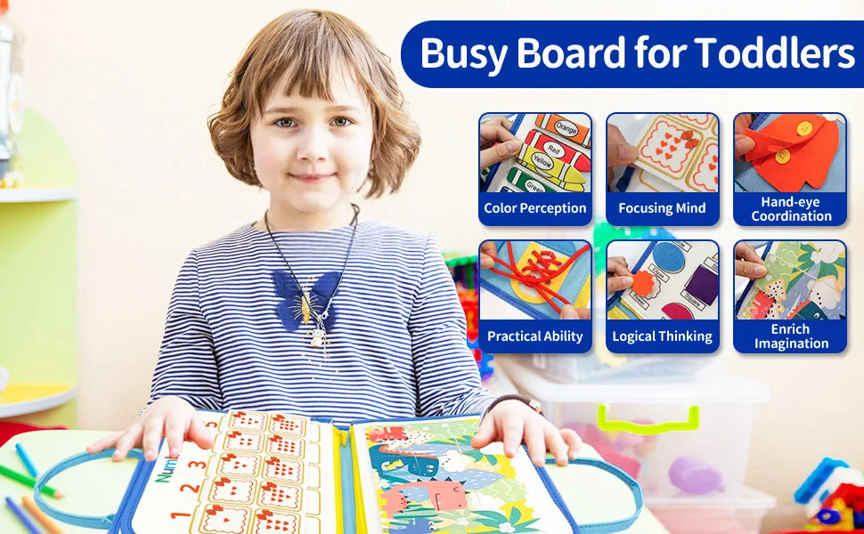 Montessori Parish Toys Board Early Educational Toy
