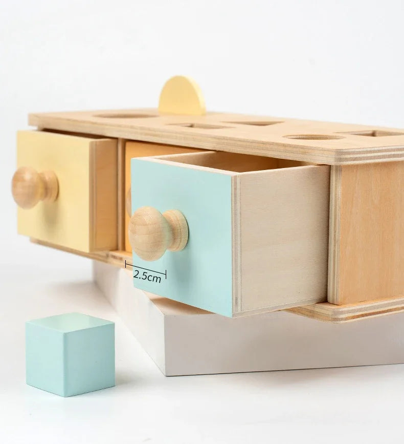 Montessori Target Box Rolling Drum