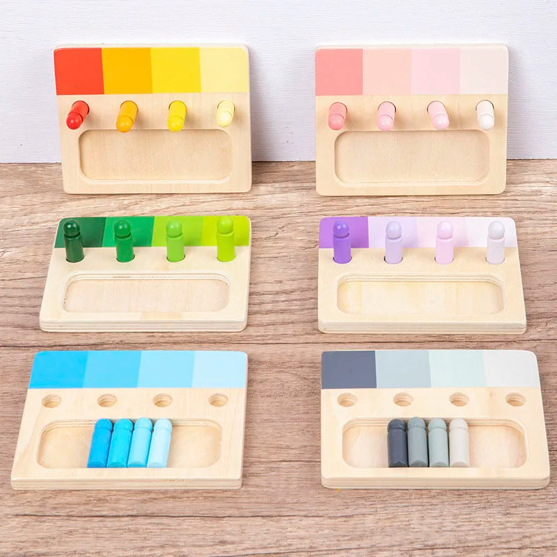 Wooden Montessori Toy Colors