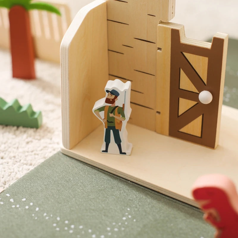 Montessori Dinosaur Scene Building Toy