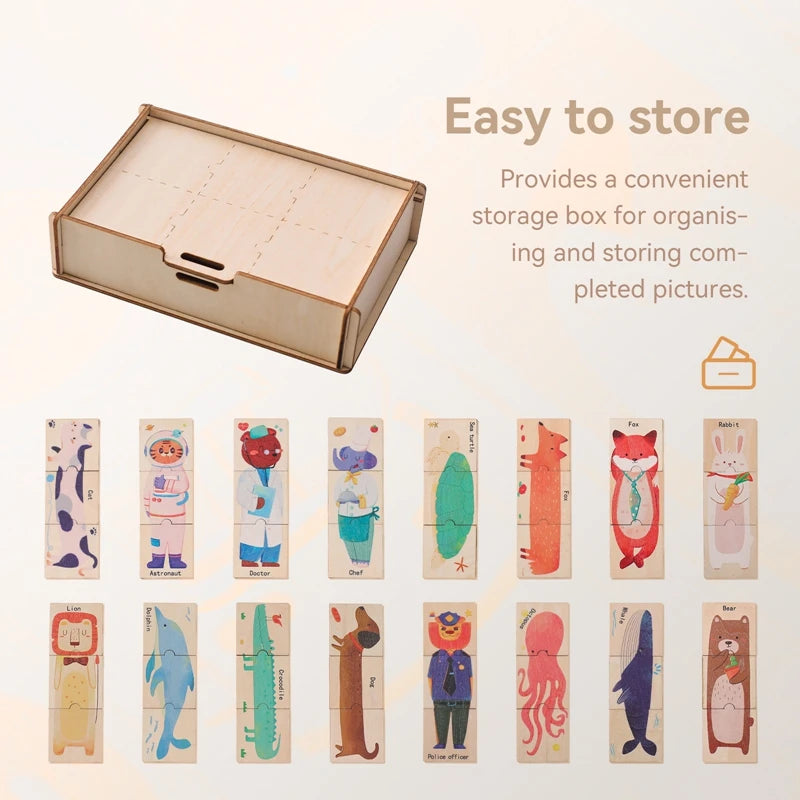 Montessori Wooden Puzzles