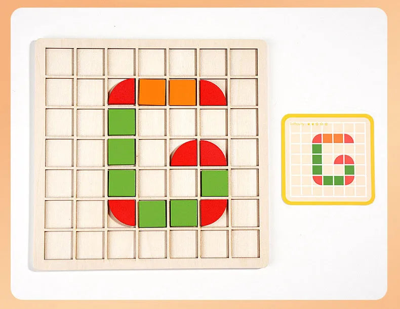 Montessori Cognition Puzzle Board