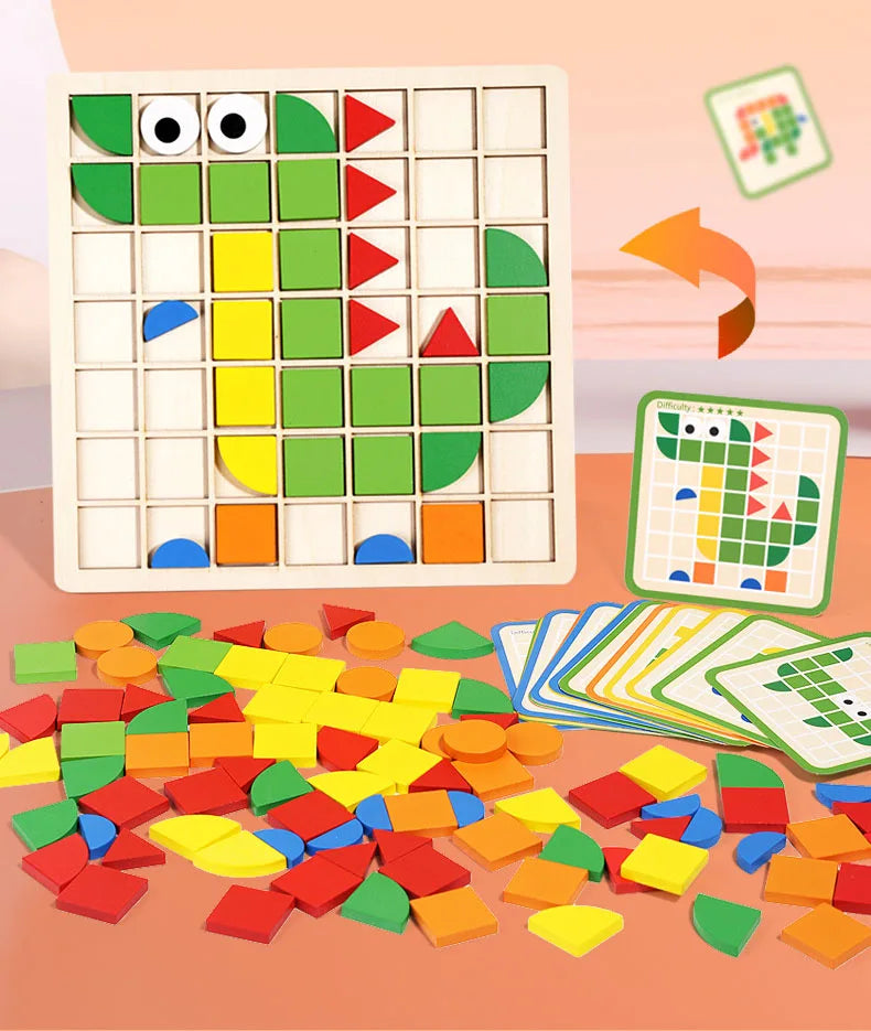 Montessori Cognition Puzzle Board