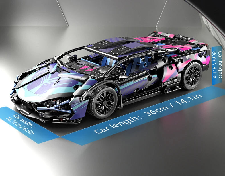 Technical Building Blocks Car Racing Sport