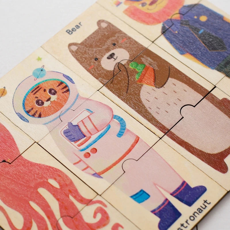 Montessori Wooden Puzzles