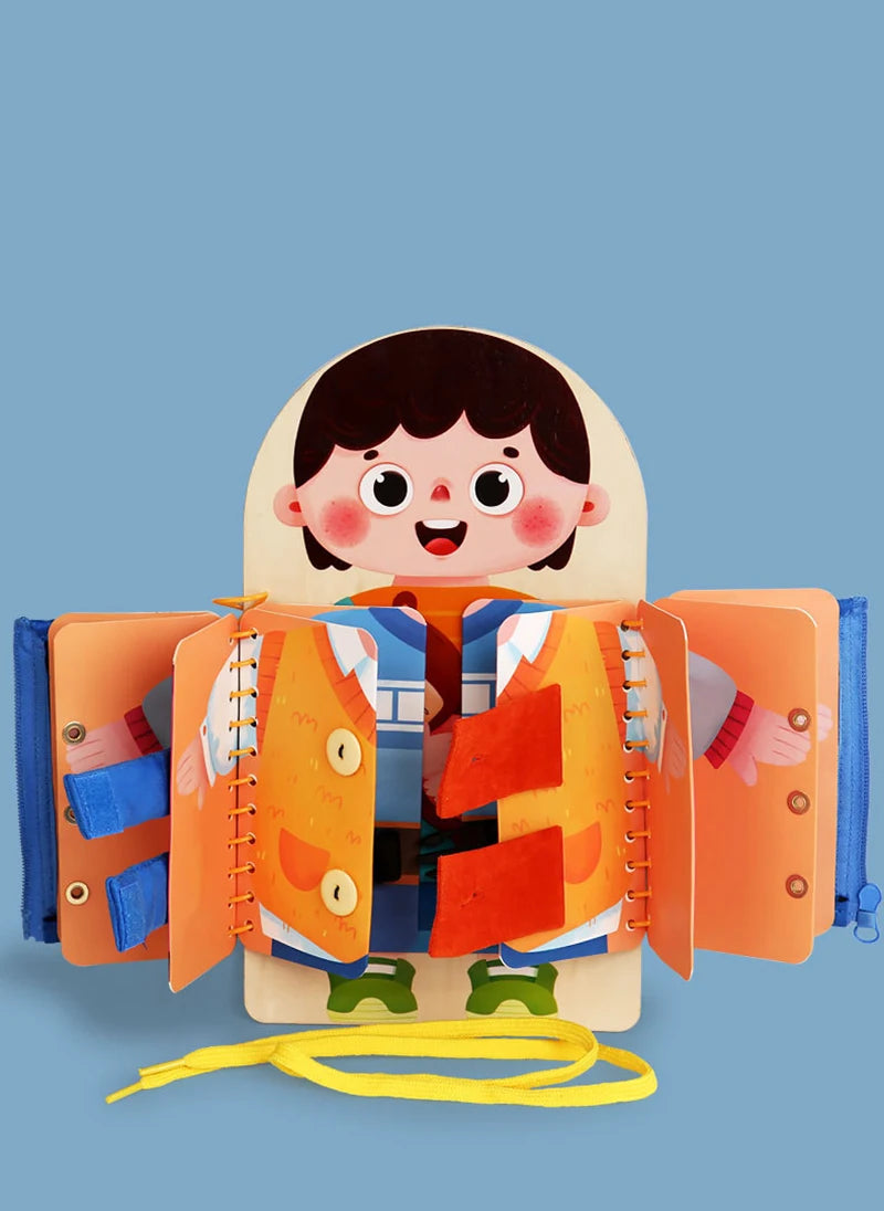 3D Felt Book For Fine Motor Skills