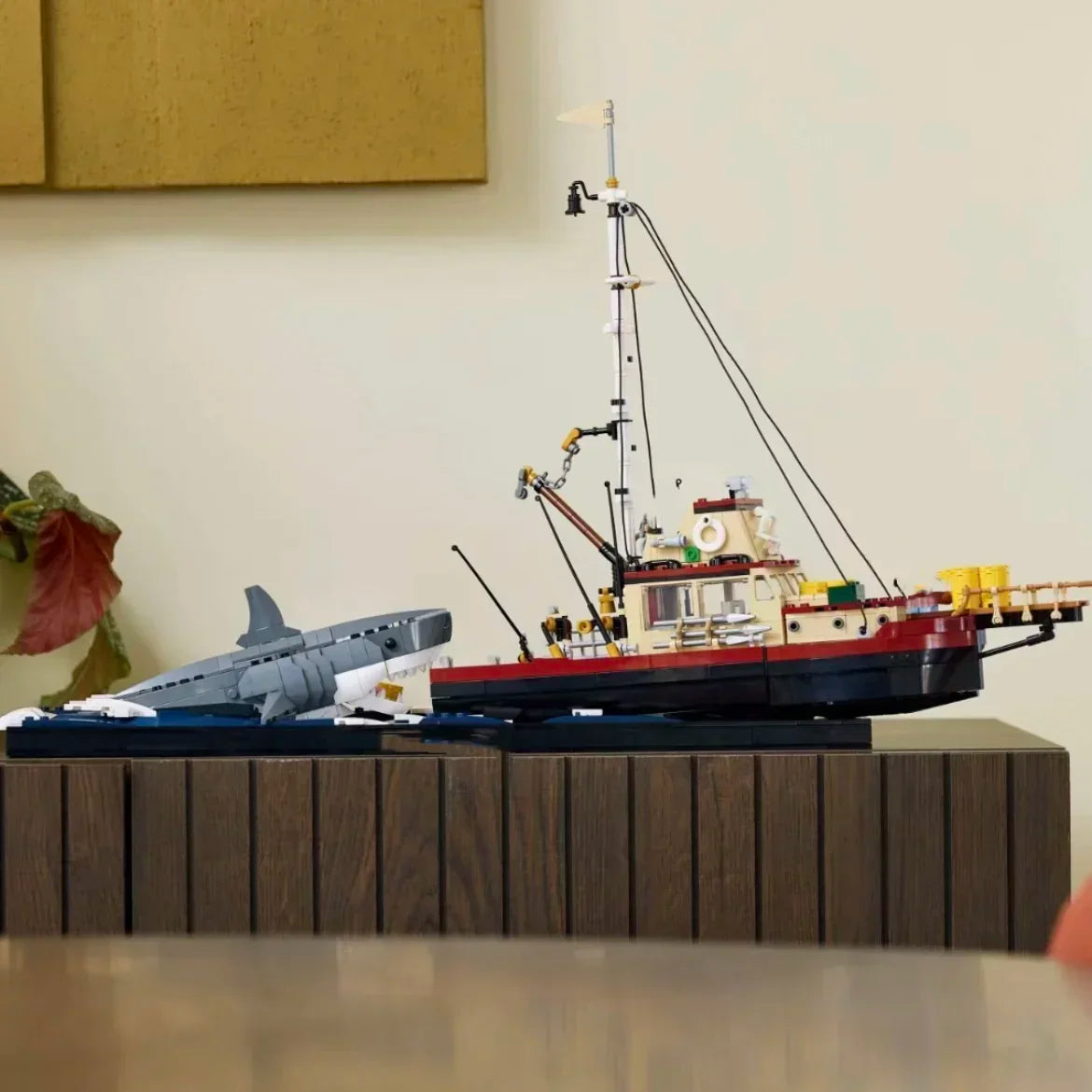 White Shark Model Building Blocks Set Pirate Ship
