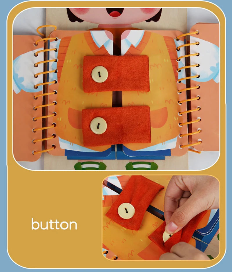 3D Felt Book For Fine Motor Skills