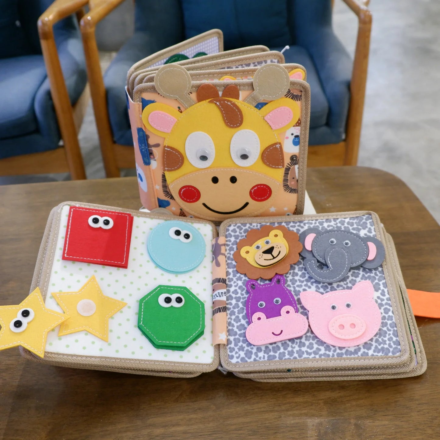 Educational Toys Giraffe Busy Book