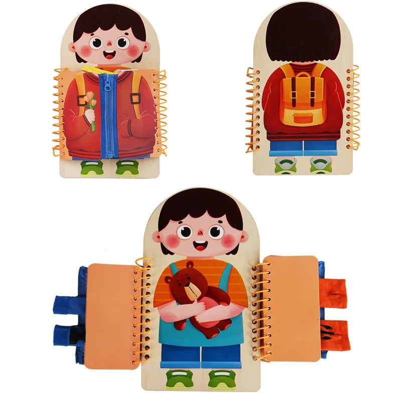 3D Felt Book For Fine Motor Skills